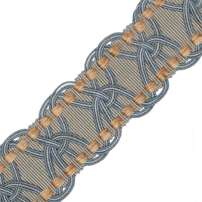 2.5" Kensington Braid Trim by Samuel & Sons in Golden Surf