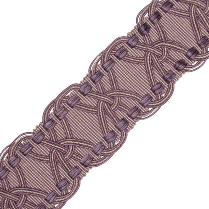2.5" Kensington Braid Trim by Samuel & Sons in Orchid