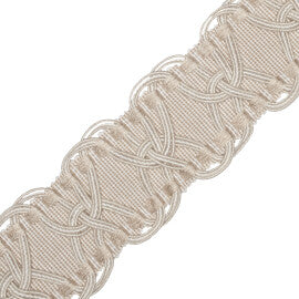2.5" Kensington Braid Trim by Samuel & Sons in Marble