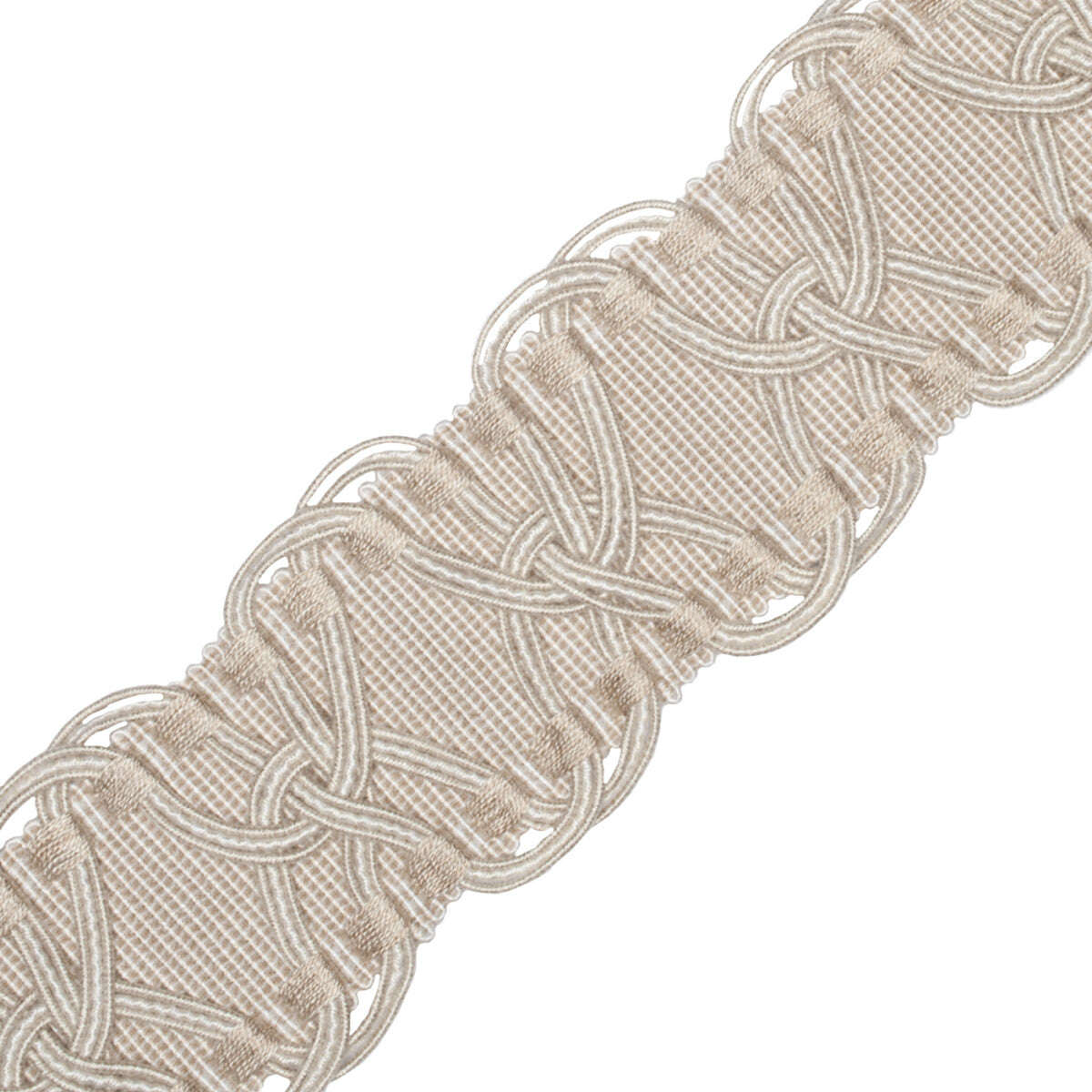 2.5" Kensington Braid Trim by Samuel & Sons in Marble