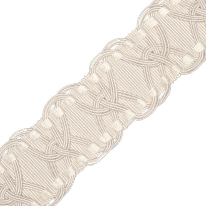 2.5" Kensington Braid Trim by Samuel & Sons in Natural