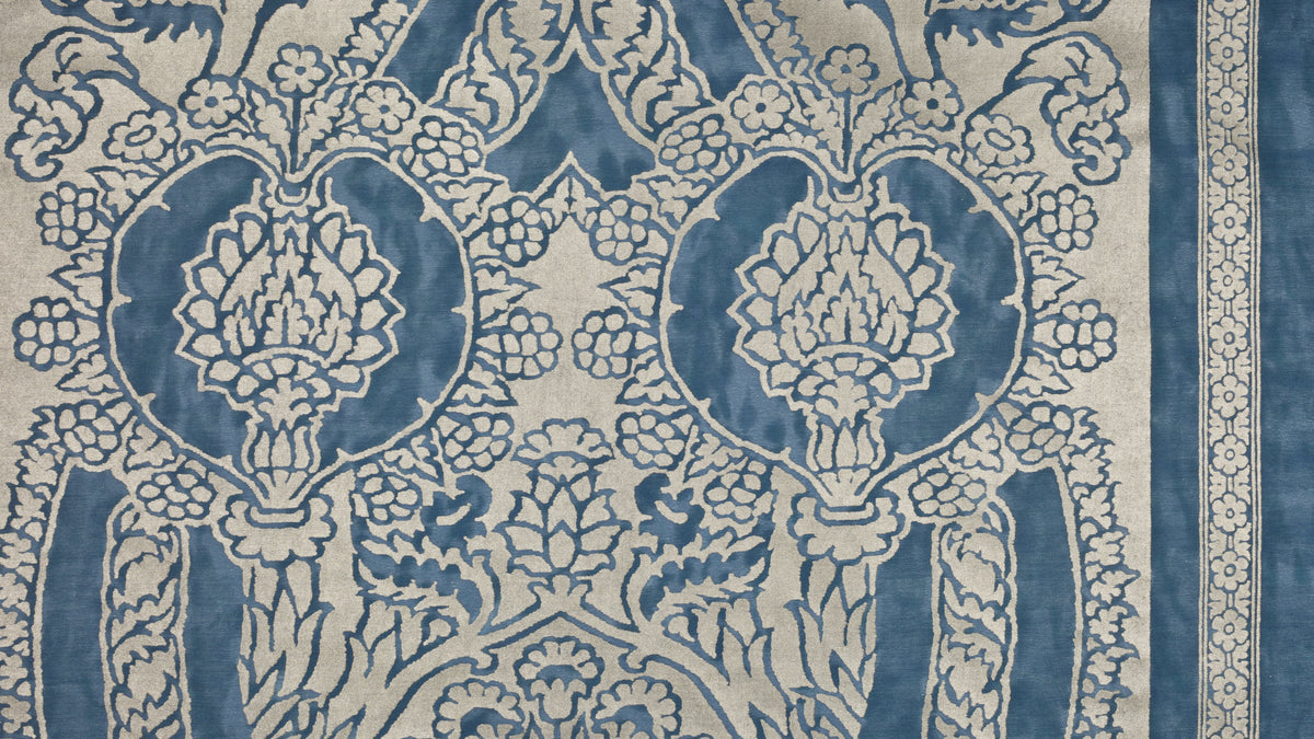 Nicolo Blue & silvery gold