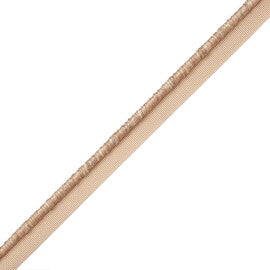 Steppe Heathered Cord With Tape Trim by Samuel & Sons in Caramel