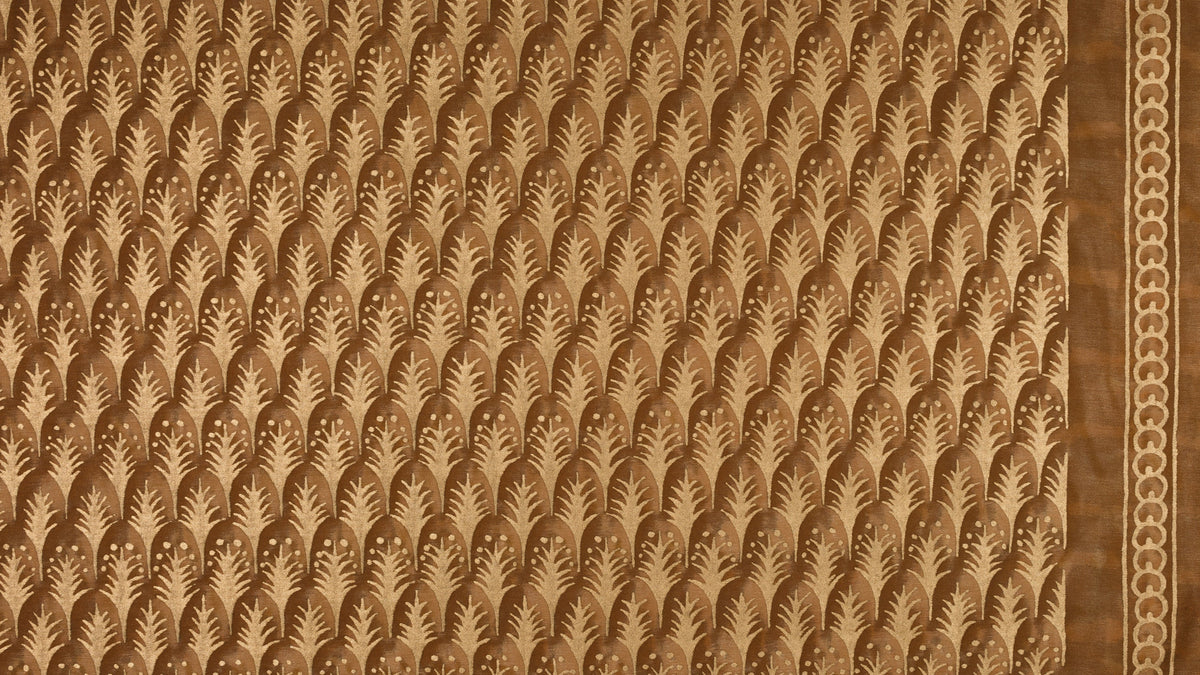 Piumette Warm french brown & gold