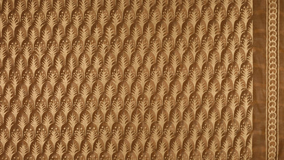 Piumette Warm french brown & gold