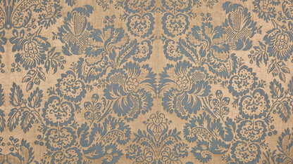 Solimena Slate blue & silvery gold