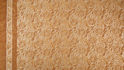 Fiori Burnt sienna & silvery gold
