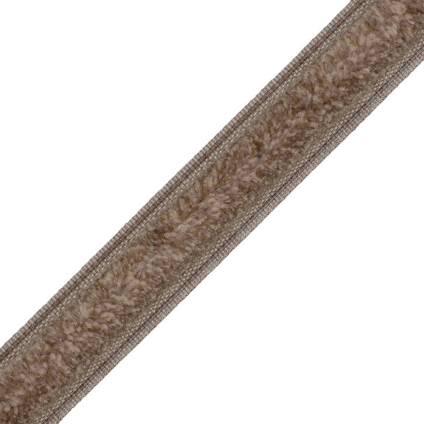 Strata Marabout Trim by Samuel & Sons in Moleskin