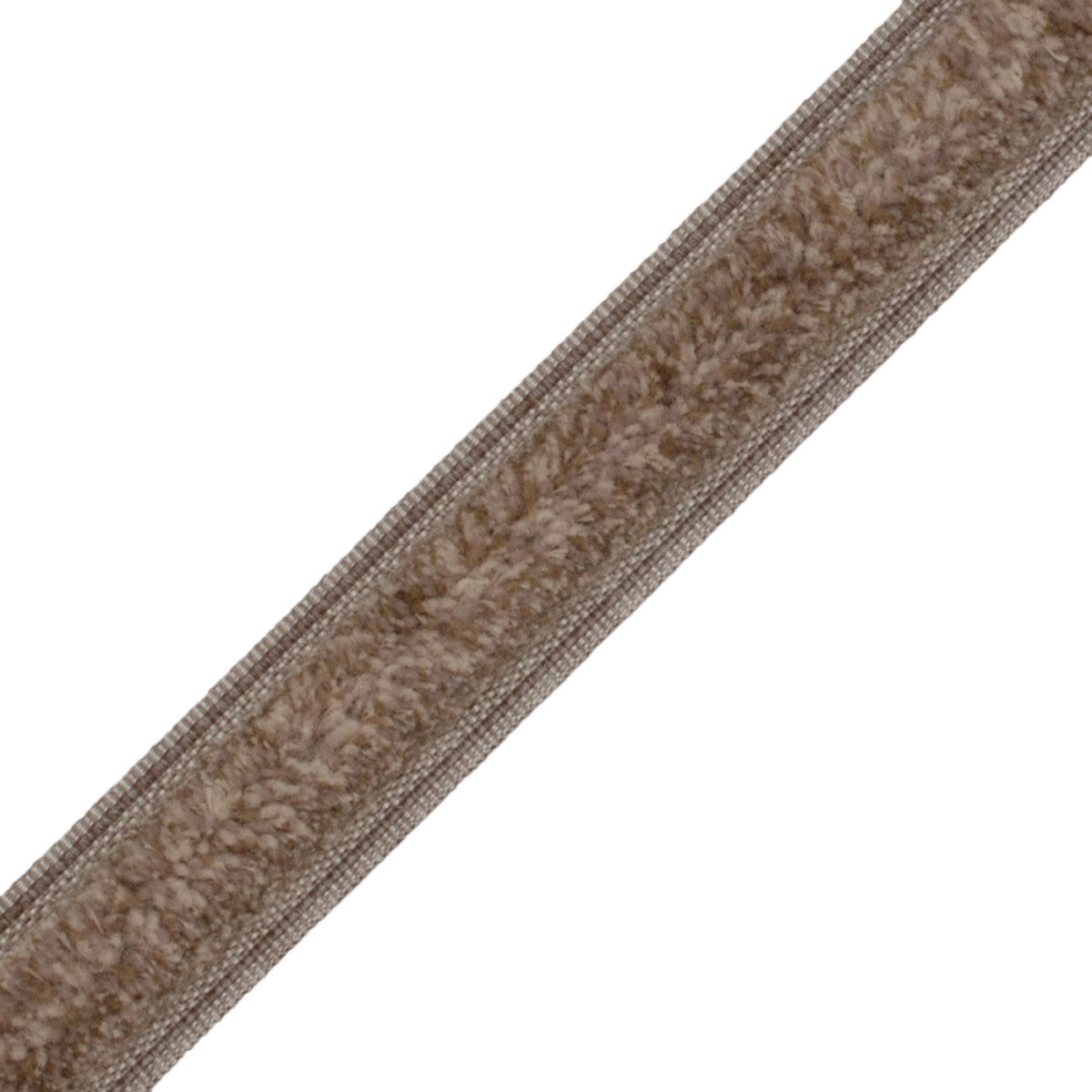 Strata Marabout Trim by Samuel & Sons in Moleskin