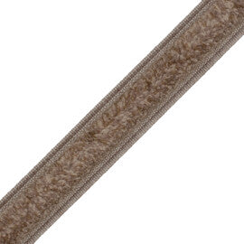 Strata Marabout Trim by Samuel & Sons in Moleskin