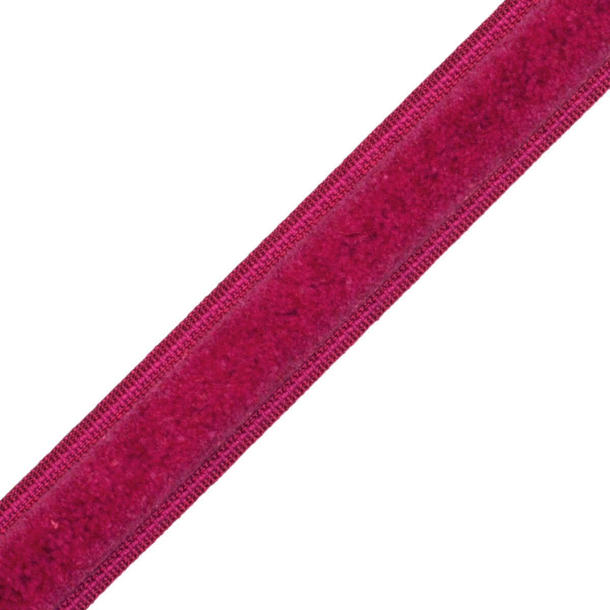 Strata Marabout Trim by Samuel & Sons in Fuchsia