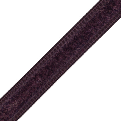 Strata Marabout Trim by Samuel & Sons in Plum