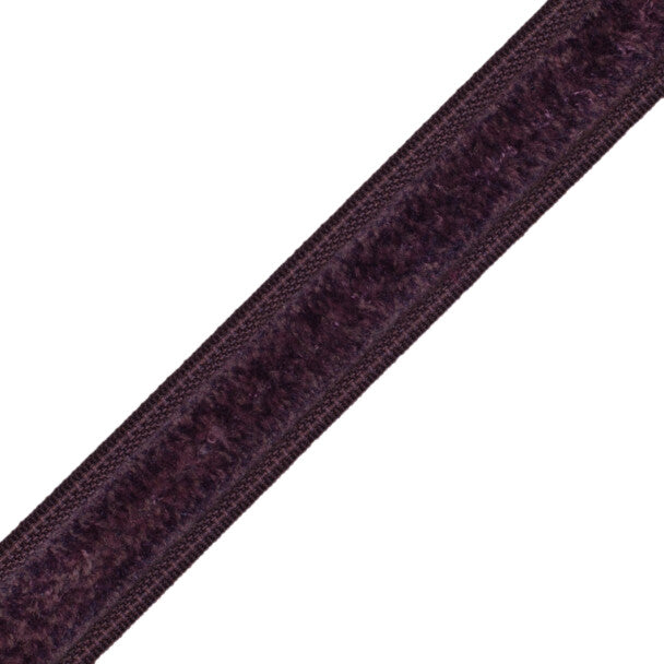 Strata Marabout Trim by Samuel & Sons in Plum
