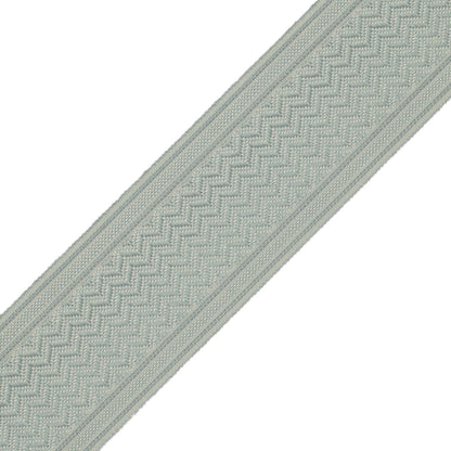 Strata Chevron Border Trim by Samuel & Sons in Sea Glass