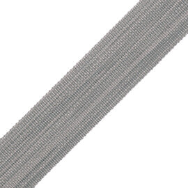 Strata Strie Border Trim by Samuel & Sons in Sterling