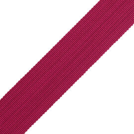 Strata Strie Border Trim by Samuel & Sons in Fuchsia