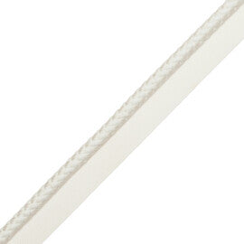 1/4" (6 Mm) Strata Cord With Tape Trim by Samuel & Sons in Ivory