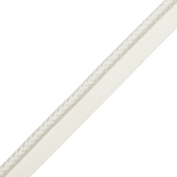 1/4" (6 Mm) Strata Cord With Tape Trim by Samuel & Sons in Ivory
