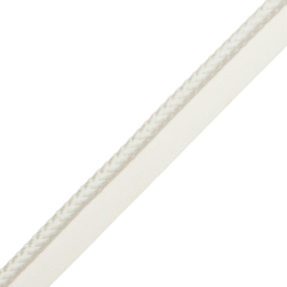 1/4" (6 Mm) Strata Cord With Tape Trim by Samuel & Sons in Ivory