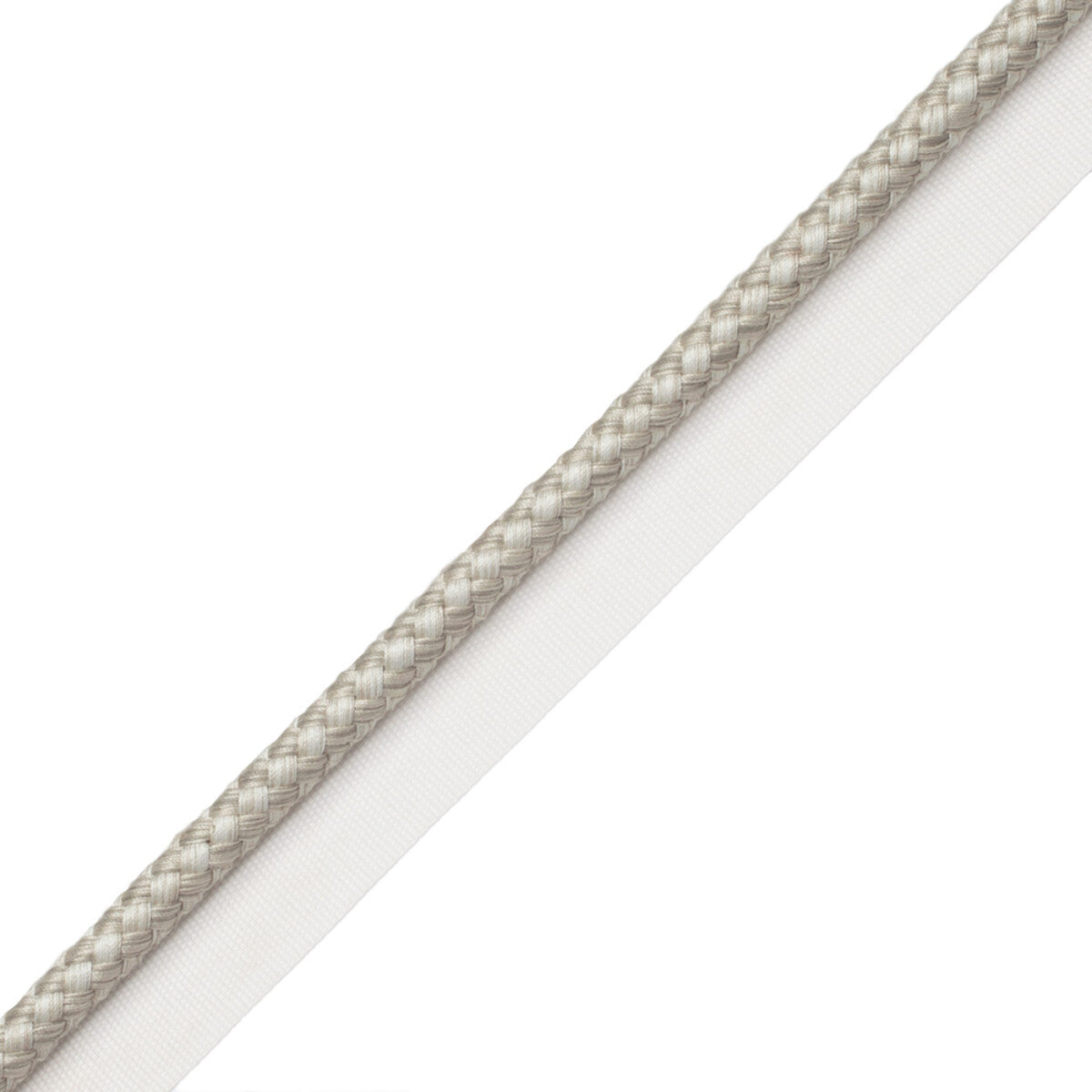 1/4" (6 Mm) Strata Cord With Tape Trim by Samuel & Sons in Oatmeal