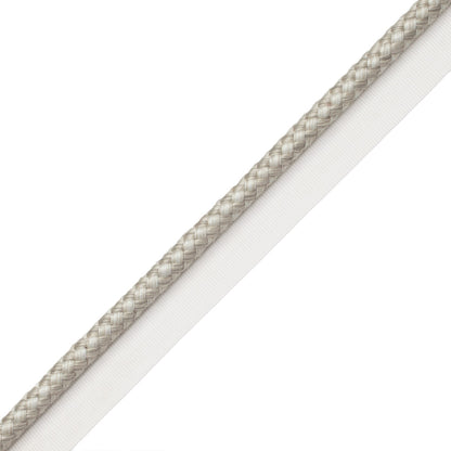 1/4" (6 Mm) Strata Cord With Tape Trim by Samuel & Sons in Oatmeal