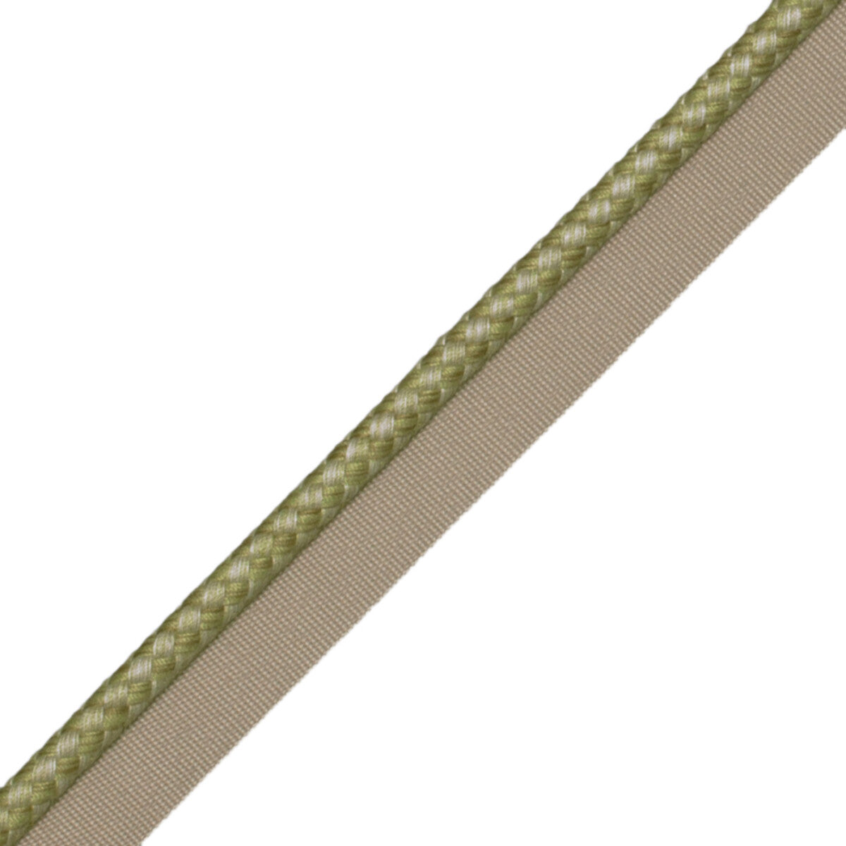 1/4" (6 Mm) Strata Cord With Tape Trim by Samuel & Sons in Pear