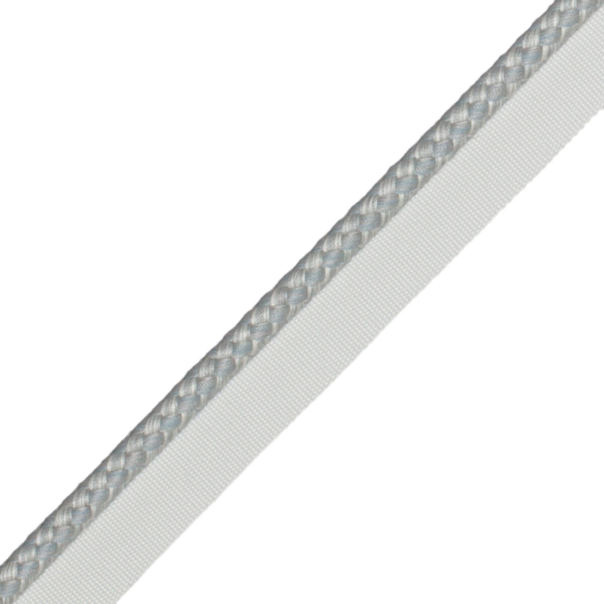 1/4" (6 Mm) Strata Cord With Tape Trim by Samuel & Sons in Sea Glass
