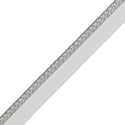1/4" (6 Mm) Strata Cord With Tape Trim by Samuel & Sons in Sea Glass