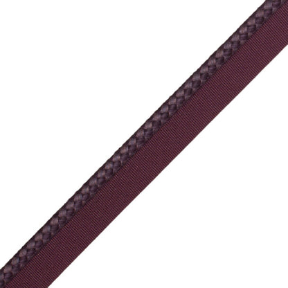 1/4" (6 Mm) Strata Cord With Tape Trim by Samuel & Sons in Plum