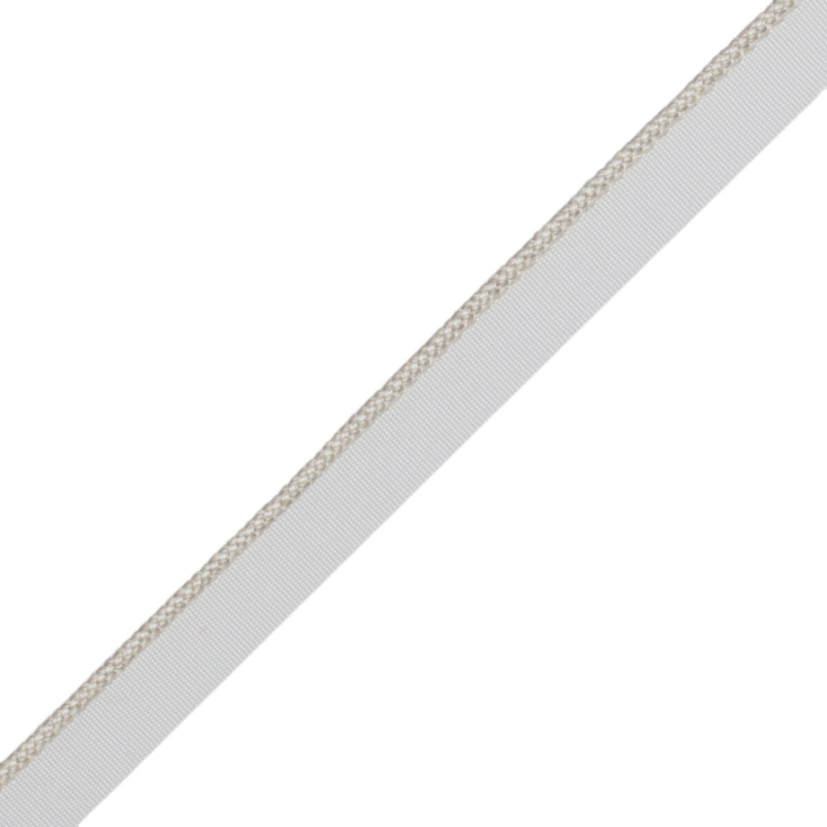 1/8" (3 Mm) Strata Cord With Tape Trim by Samuel & Sons in Oatmeal