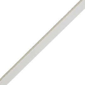 1/8" (3 Mm) Strata Cord With Tape Trim by Samuel & Sons in Bisque