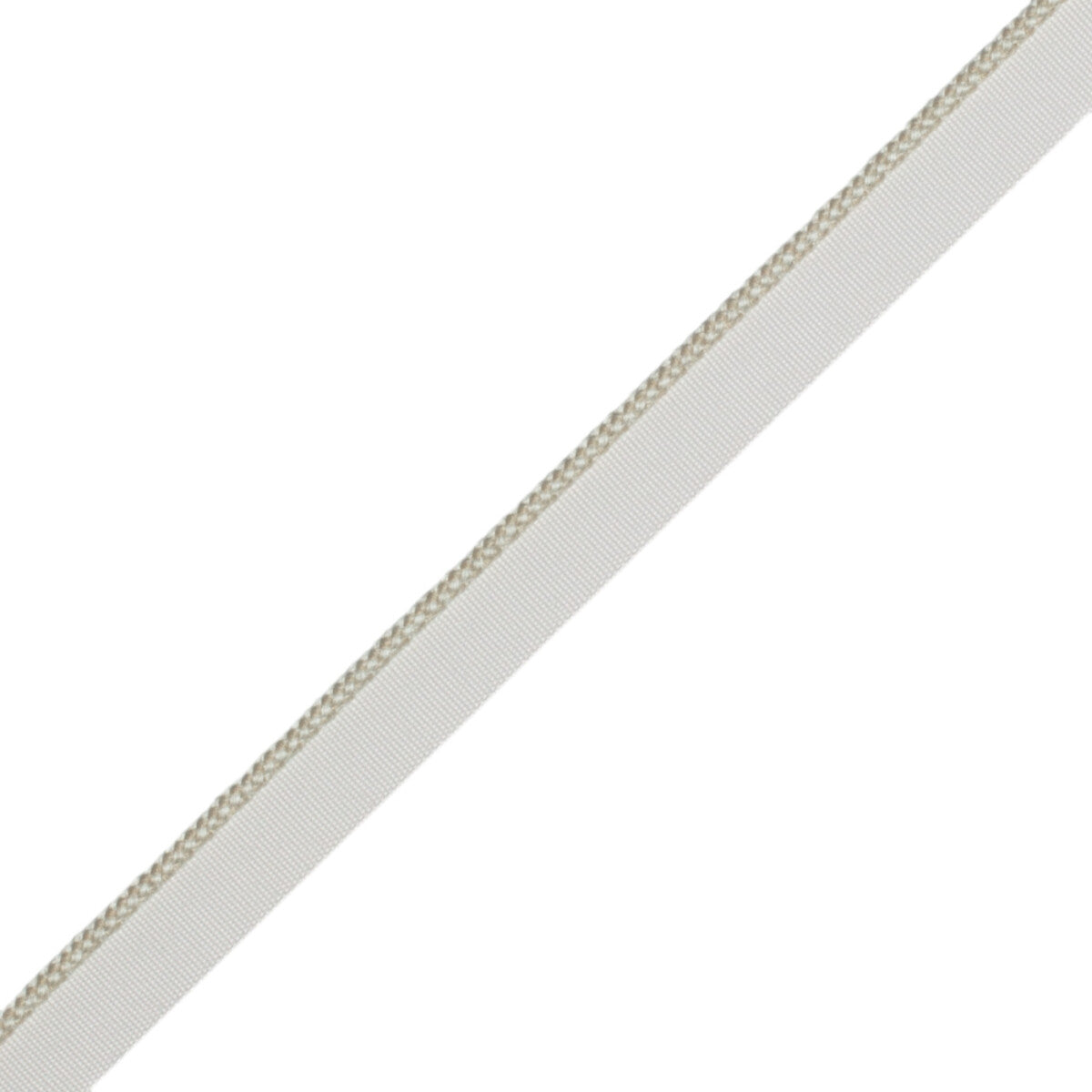 1/8" (3 Mm) Strata Cord With Tape Trim by Samuel & Sons in Bisque