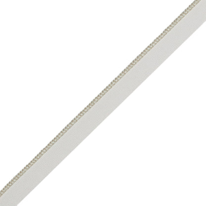 1/8" (3 Mm) Strata Cord With Tape Trim by Samuel & Sons in Bisque