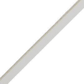 1/8" (3 Mm) Strata Cord With Tape Trim by Samuel & Sons in Almond
