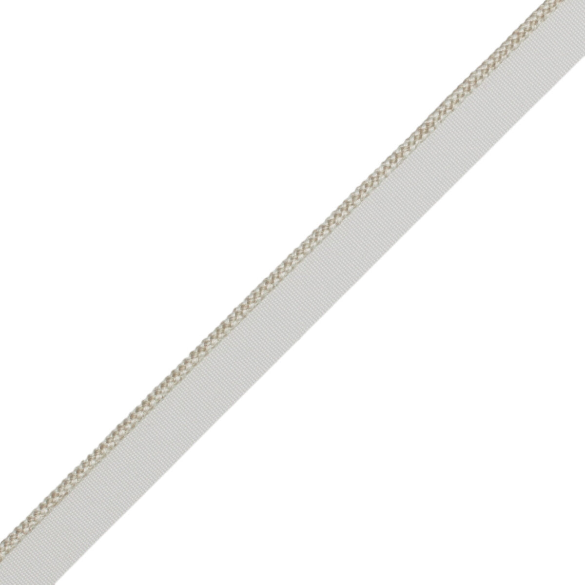 1/8" (3 Mm) Strata Cord With Tape Trim by Samuel & Sons in Almond