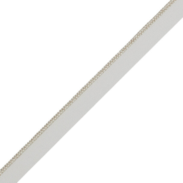 1/8" (3 Mm) Strata Cord With Tape Trim by Samuel & Sons in Almond