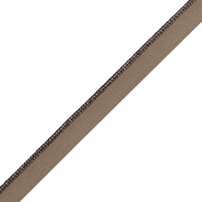 1/8" (3 Mm) Strata Cord With Tape Trim by Samuel & Sons in Slate