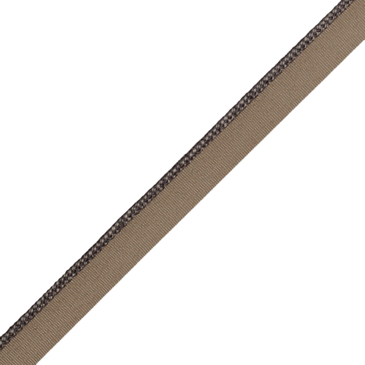 1/8" (3 Mm) Strata Cord With Tape Trim by Samuel & Sons in Slate