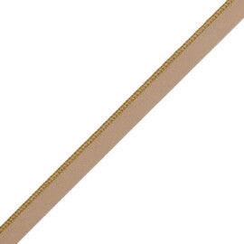 1/8" (3 Mm) Strata Cord With Tape Trim by Samuel & Sons in Honey