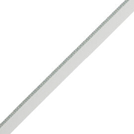 1/8" (3 Mm) Strata Cord With Tape Trim by Samuel & Sons in Sea Glass
