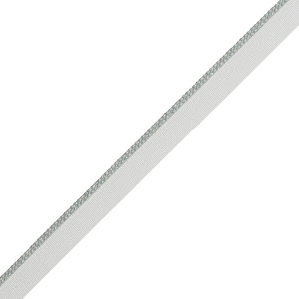 1/8" (3 Mm) Strata Cord With Tape Trim by Samuel & Sons in Sea Glass