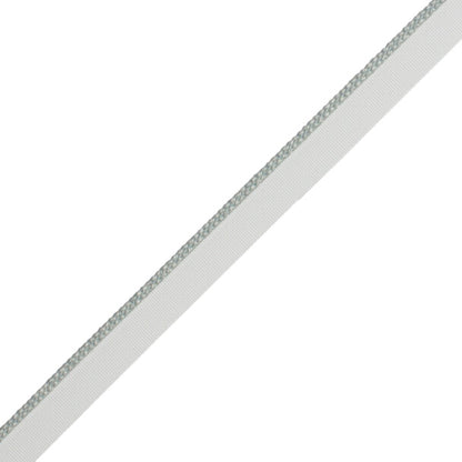 1/8" (3 Mm) Strata Cord With Tape Trim by Samuel & Sons in Sea Glass