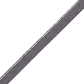 1/8" (3 Mm) Strata Cord With Tape Trim by Samuel & Sons in Denim