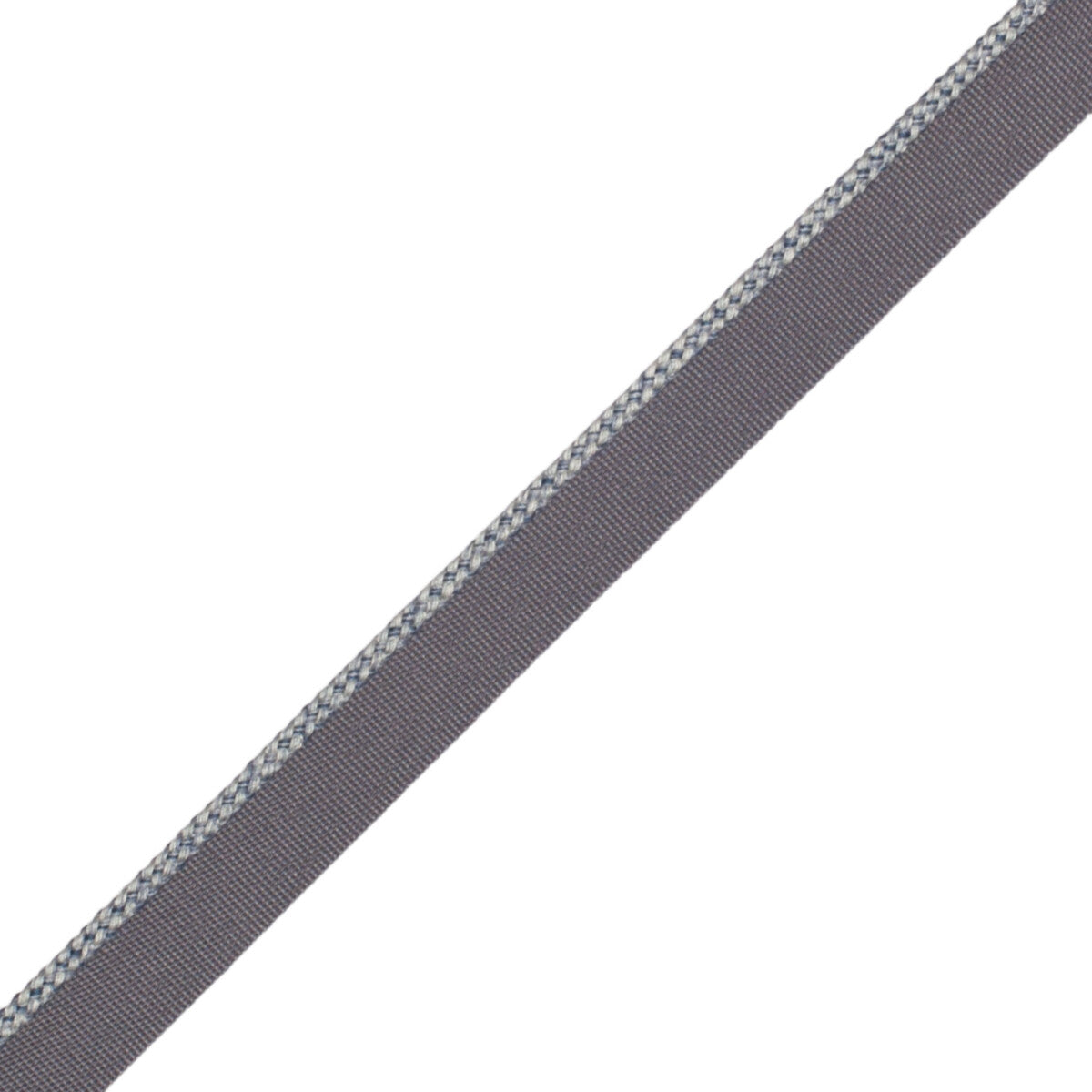 1/8" (3 Mm) Strata Cord With Tape Trim by Samuel & Sons in Denim
