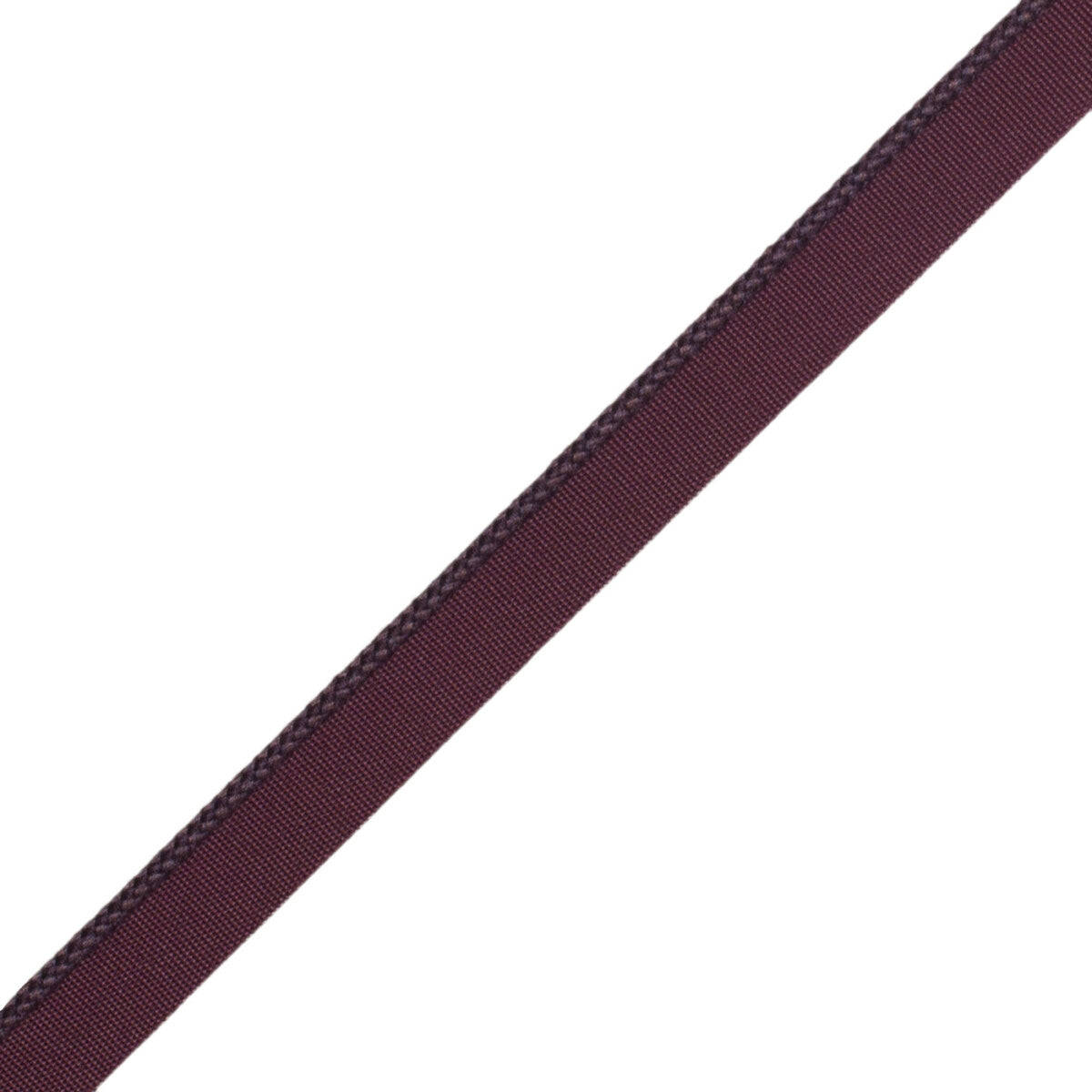 1/8" (3 Mm) Strata Cord With Tape Trim by Samuel & Sons in Plum