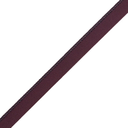 1/8" (3 Mm) Strata Cord With Tape Trim by Samuel & Sons in Plum