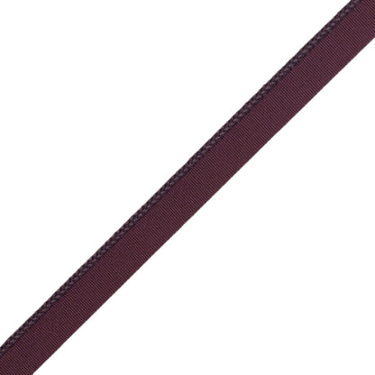 1/8" (3 Mm) Strata Cord With Tape Trim by Samuel & Sons in Plum