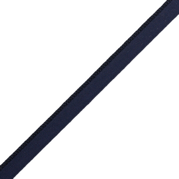 1/8" (3 Mm) Strata Cord With Tape Trim by Samuel & Sons in Navy