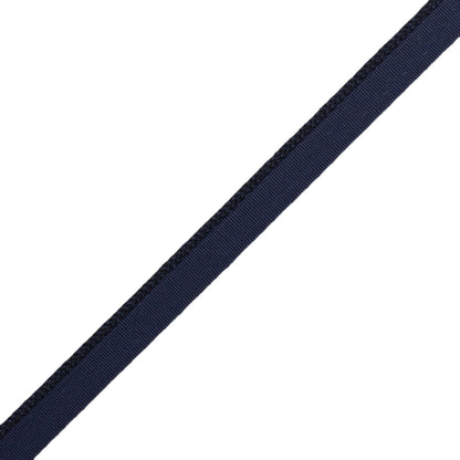 1/8" (3 Mm) Strata Cord With Tape Trim by Samuel & Sons in Navy