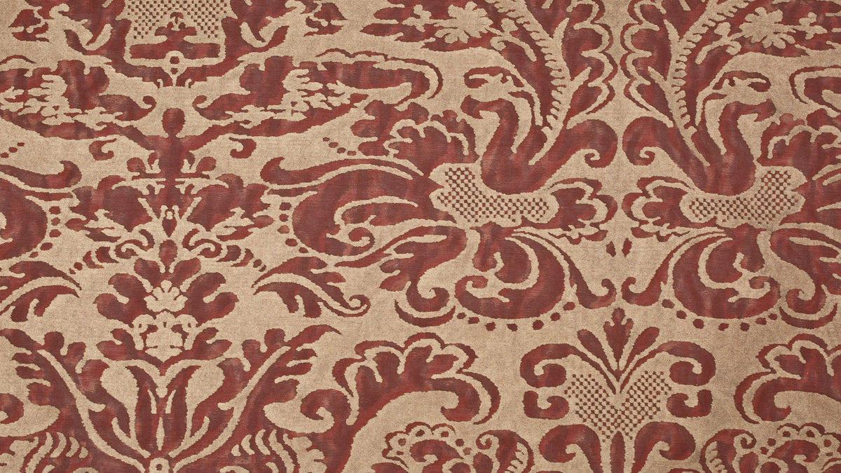 Sevigne Deep burgundy & gold